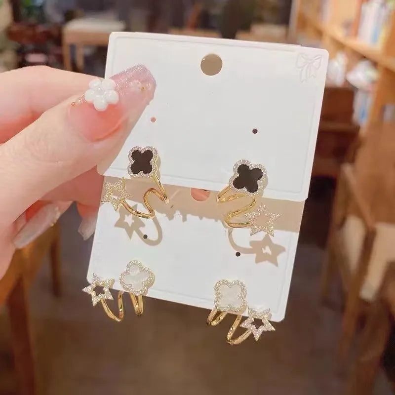 Four leaf Clover Earrings for Girls Fashion Women's Drop Earrings Jewelry Gift